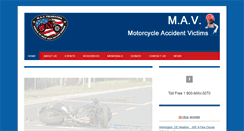 Desktop Screenshot of motorcycleaccidentvictims.org